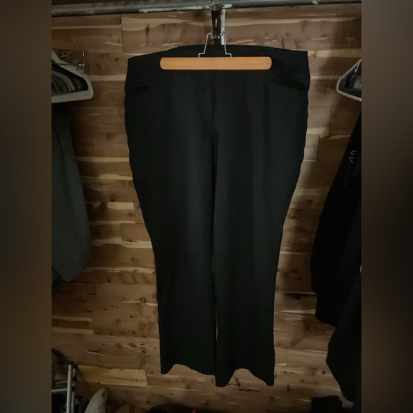 EXPRESS Black Columnist Pull On boot cut High Rise Pants XL - Picture 1 of 8